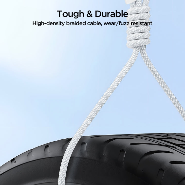 JOYROOM S-A45 30W USB-C / Type-C to 8 Pin Fast Charge Data Cable, Length: 1m(White) - free shipping - PMC Jewellery - Order now!