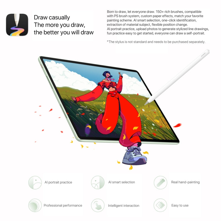 HUAWEI MatePad Air 12 inch WiFi Tablet PC, 8GB+256GB, HarmonyOS 4.2 Hisilicon Kirin 9000W, Not Support Google Play(Grey) - free shipping - PMc TechLife - Order now!