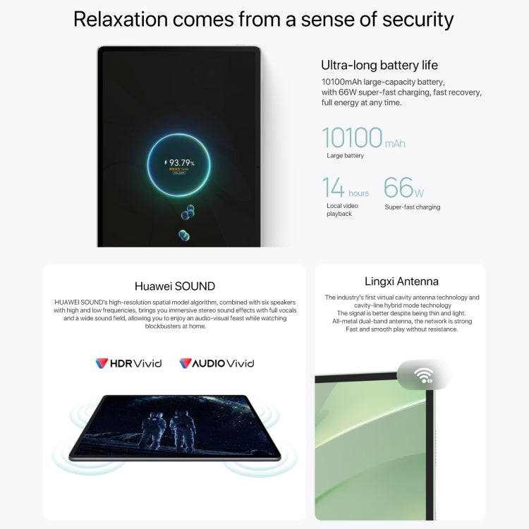 HUAWEI MatePad Air 12 inch WiFi Tablet PC, 8GB+256GB, HarmonyOS 4.2 Hisilicon Kirin 9000W, Not Support Google Play(Grey) - free shipping - PMc TechLife - Order now!