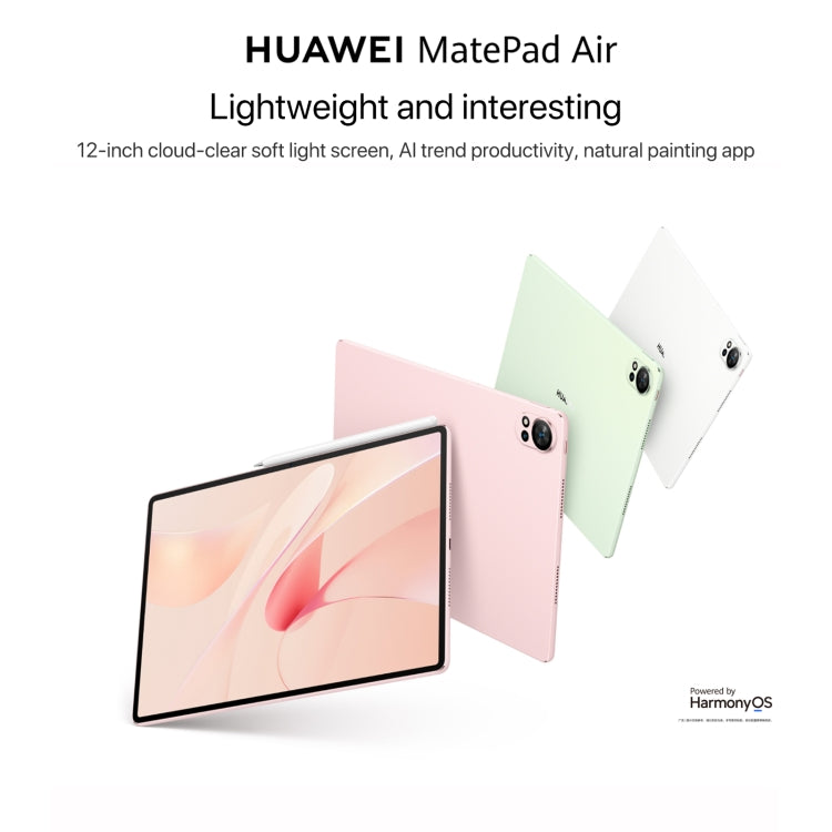 HUAWEI MatePad Air 12 inch WiFi Tablet PC, 8GB+256GB, HarmonyOS 4.2 Hisilicon Kirin 9000W, Not Support Google Play(Grey) - free shipping - PMc TechLife - Order now!