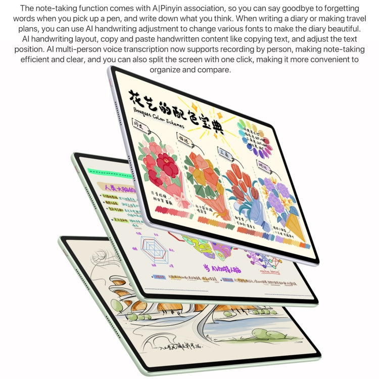 HUAWEI MatePad Air 12 inch WiFi Tablet PC, 12GB+256GB, HarmonyOS 4.2 Hisilicon Kirin 9000W, Not Support Google Play(White) - free shipping - PMc TechLife - Order now!