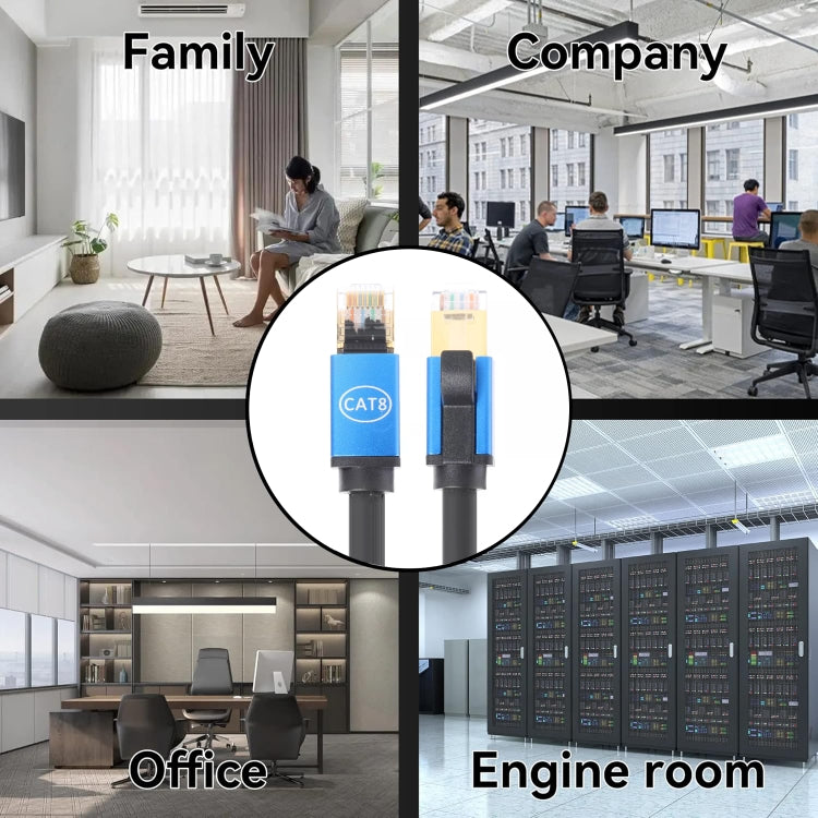 10m CAT8e Pure copper Computer Switch Router Ethernet Network LAN Cable - Lan Cable and Tools by PMC Jewellery | Online Shopping South Africa | PMC Jewellery | Buy Now Pay Later Mobicred