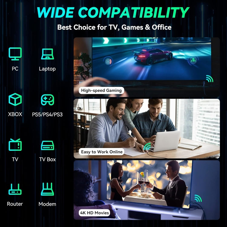 20m CAT8e Pure copper Computer Switch Router Ethernet Network LAN Cable - Lan Cable and Tools by PMC Jewellery | Online Shopping South Africa | PMC Jewellery | Buy Now Pay Later Mobicred