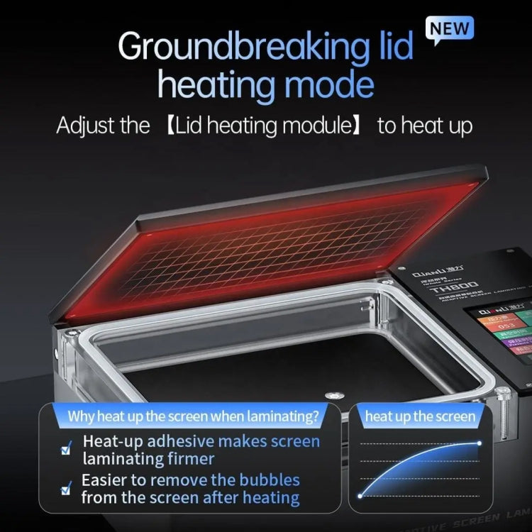 QianLi iWhole TH800 One-Button Intelligent Touch Screen Airbag Style LCD Screen Laminating Machine, Plug:US Plug - free shipping - PMC Jewellery - Order now!