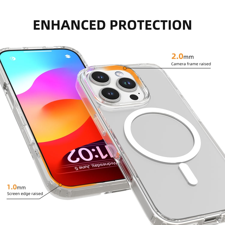 For iPhone 16 Mutural Ice Series MagSafe Magnetic TPU Phone Case(Transparent) - free shipping - PMC TechLife - Order now!