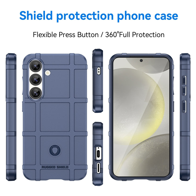 For Samsung Galaxy S25 5G Full Coverage Shockproof TPU Phone Case(Blue) - Galaxy S25 5G Cases by PMC Jewellery | Online Shopping South Africa | PMC Jewellery | Buy Now Pay Later Mobicred