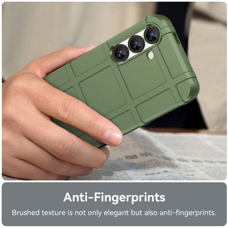 For Samsung Galaxy S25 5G Full Coverage Shockproof TPU Phone Case(Green) - Galaxy S25 5G Cases by PMC Jewellery | Online Shopping South Africa | PMC Jewellery | Buy Now Pay Later Mobicred