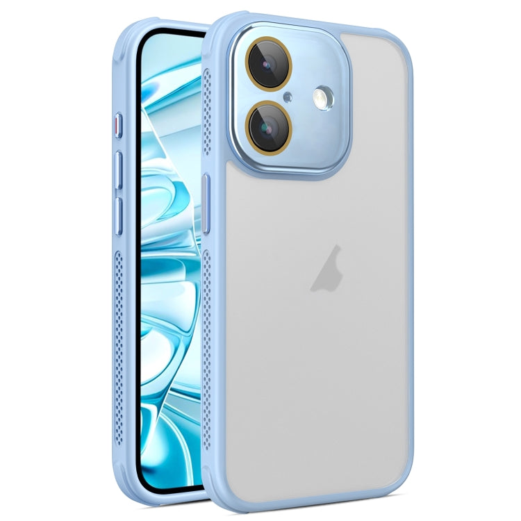 For iPhone 16 Side Cooling Skin Feel Frosted Phone Case(Sky Blue) - iPhone 16 Cases by PMC TechLife | Online Shopping South Africa | PMC TechLife | Buy Now Pay Later Mobicred