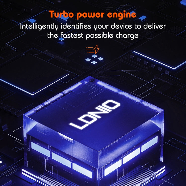 LDNIO Q366 65W USB + Dual Type-C Port Charger with 1m USB-C / Type-C to USB-C / Type-C Data Cable, Plug Type:US Plug(Black) - free shipping - PMC Jewellery - Order now!