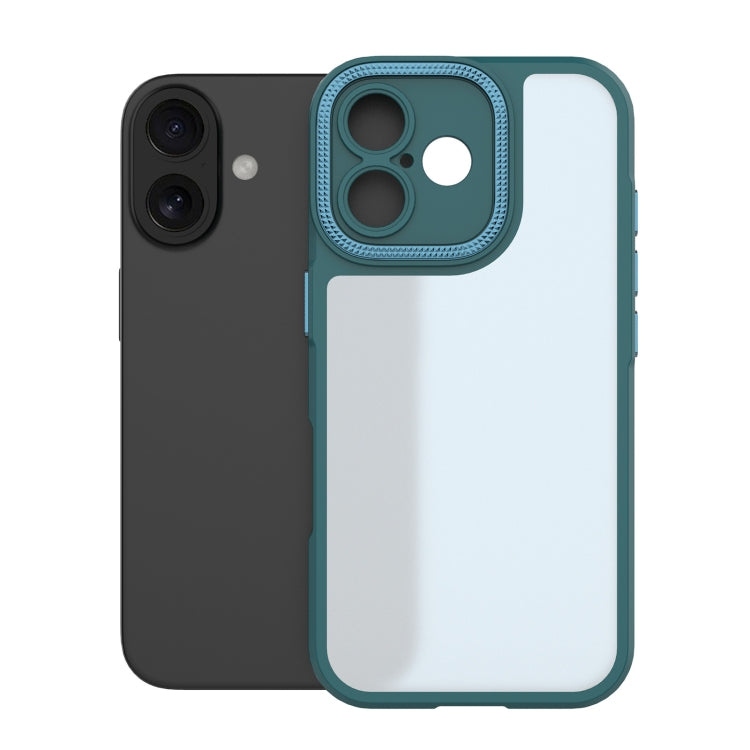 For iPhone 16 Bodyguard Micro Matte PC Hybrid TPU Phone Case(Green) - iPhone 16 Cases by PMC TechLife | Online Shopping South Africa | PMC TechLife | Buy Now Pay Later Mobicred