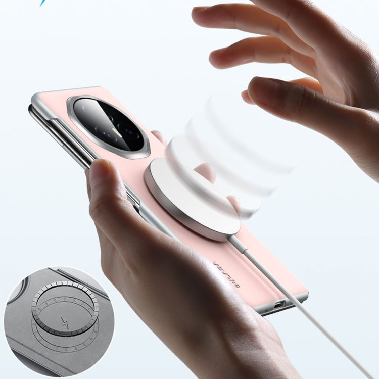 For Honor Magic V3 SULADA Skin Feel Liquid Leather Shockproof Phone Case(White) - free shipping - PMC TechLife - Order now!