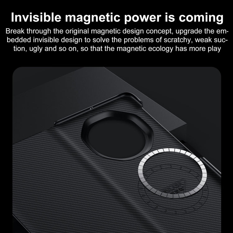 For Honor Magic V3 SULADA Kevlar 600D Texture Smart Window Leather Phone Case(Brown) - free shipping - PMC TechLife - Order now!