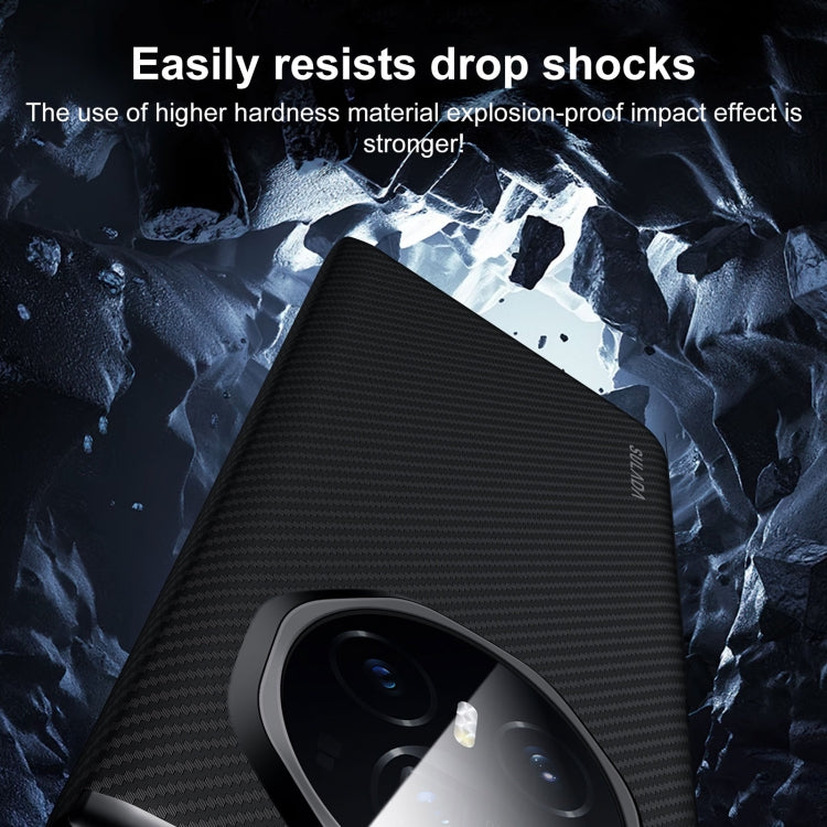 For Honor Magic V3 SULADA Kevlar 600D Texture Smart Window Leather Phone Case(Brown) - free shipping - PMC TechLife - Order now!