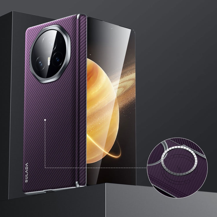 For Honor Magic V3 SULADA 600D Kevlar Texture PC Shockproof Phone Case(Purple) - free shipping - PMC TechLife - Order now!