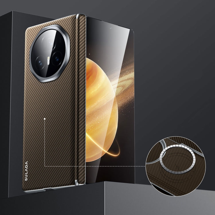 For Honor Magic V3 SULADA 600D Kevlar Texture PC Shockproof Phone Case(Brown) - free shipping - PMC TechLife - Order now!