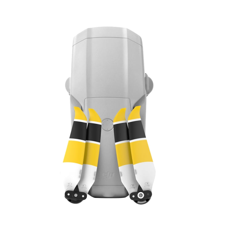 2 Pairs Sunnylife 7238F-3C For DJI Mavic Air 2 Double-sided Three-color Low Noise Quick-release Propellers(Black Yellow White) - DIY Propeller by PMC TechLife | Online Shopping South Africa | PMC TechLife | Buy Now Pay Later Mobicred