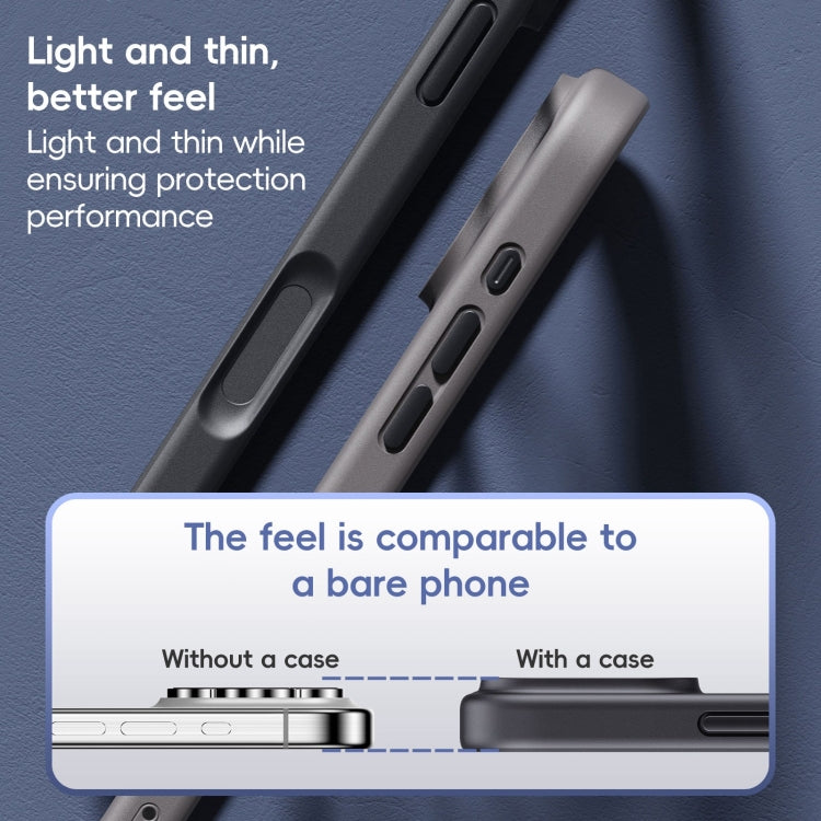 For iPhone 16 Pro Ming Shield Series MagSafe Magnetic Phone Case(Frosted Transparent) - iPhone 16 Pro Cases by PMC Jewellery | Online Shopping South Africa | PMC Jewellery | Buy Now Pay Later Mobicred