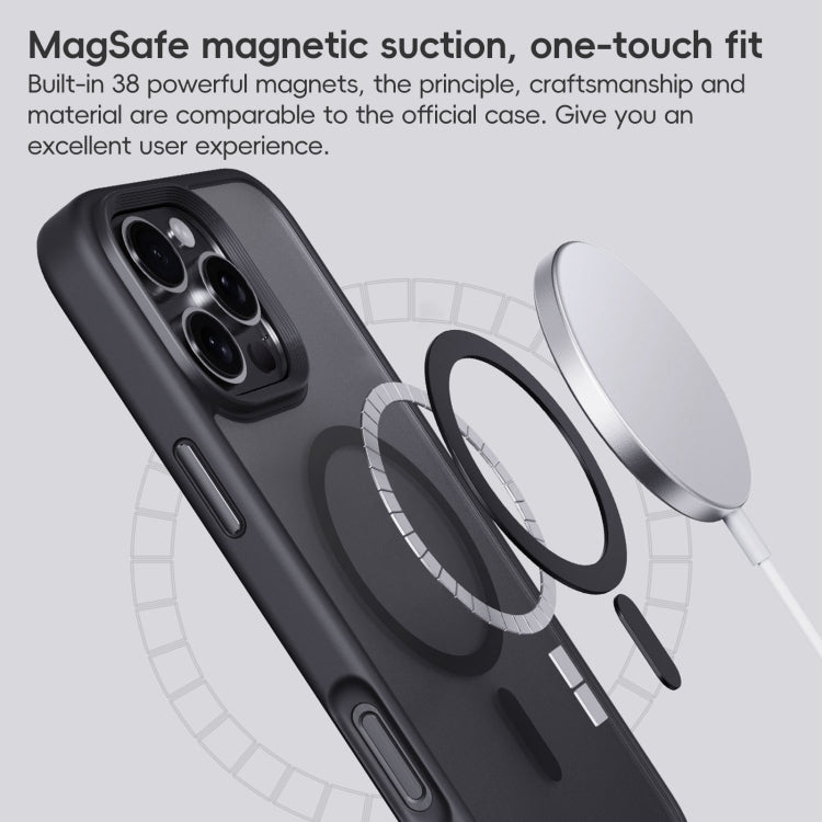 For iPhone 16 Plus Frosted MagSafe Magnetic Phone Case(Grey) - free shipping - PMC Jewellery - Order now!