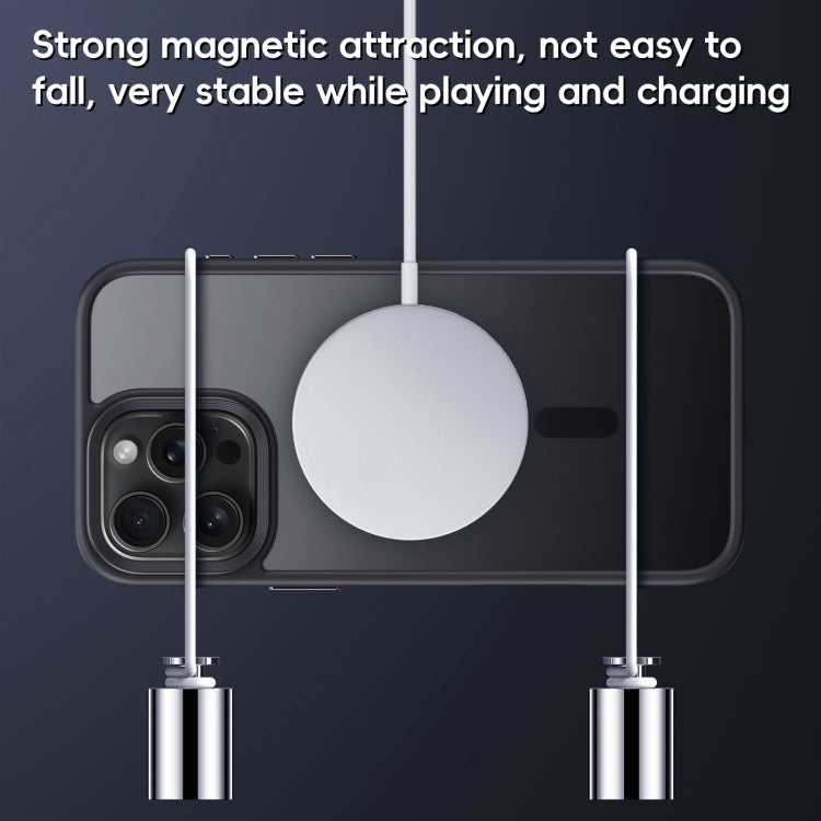 For iPhone 16 Plus Frosted MagSafe Magnetic Phone Case(Grey) - free shipping - PMC Jewellery - Order now!
