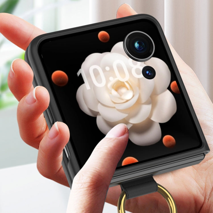 For Honor Magic V Flip GKK Ultra-thin Full Coverage Phone Case with Ring(Pink) - free shipping - PMC Jewellery - Order now!