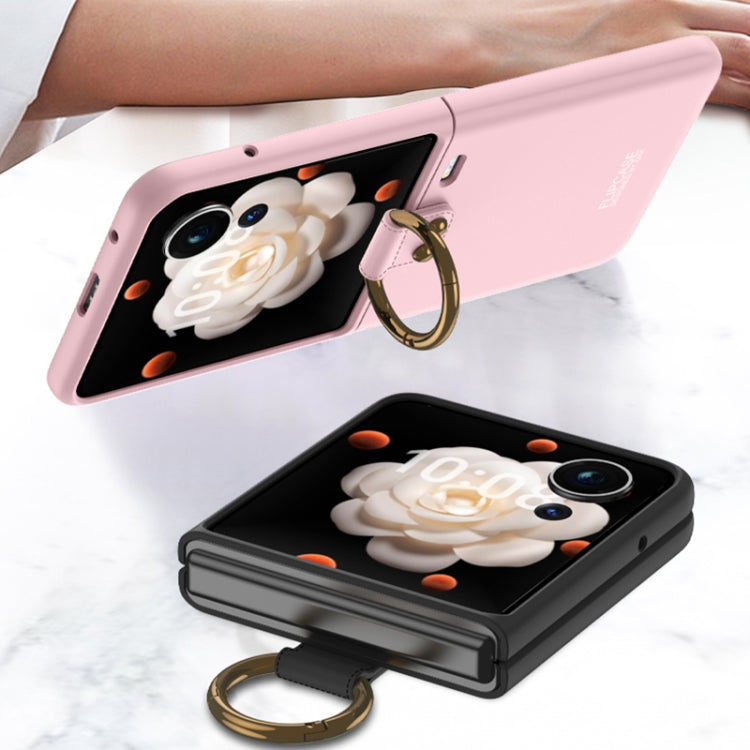 For Honor Magic V Flip GKK Ultra-thin Full Coverage Phone Case with Ring(Pink) - free shipping - PMC Jewellery - Order now!