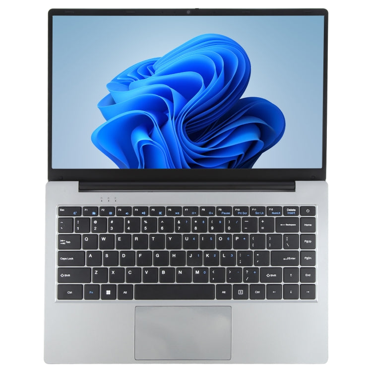 14 inch Windows 11 Laptop, 8GB+128GB, Gen 4th Intel Core i3 CPU, 180 Degree Rotation Axis(Silver) - free shipping - PMC Jewellery - Order now!