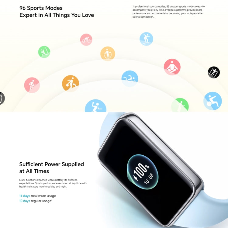 Honor Band 9, 1.57 inch AMOLED Screen, Support Heart Rate / Blood Oxygen / Sleep Monitoring, NFC Version(Black) - free shipping - PMC TechLife - Order now!