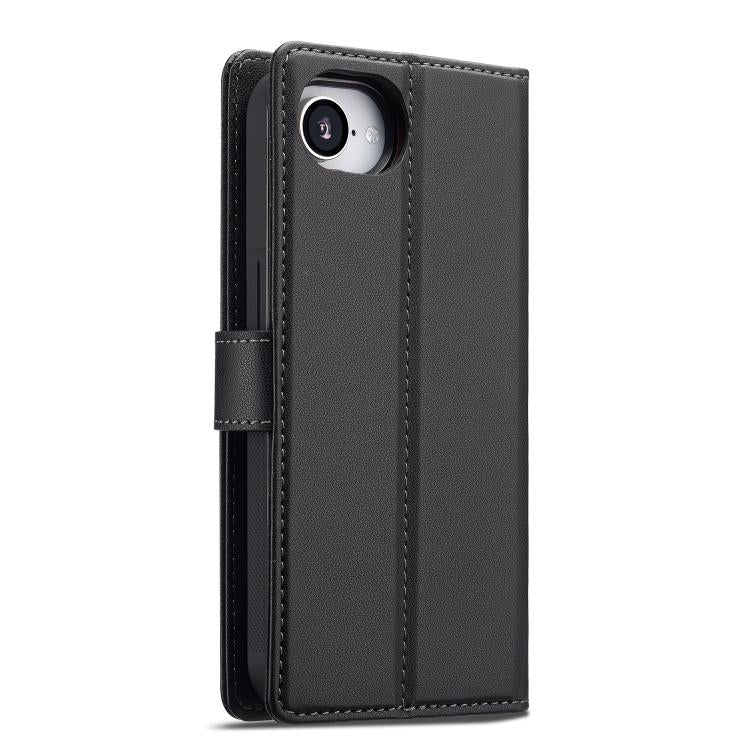 For iPhone 16e LC.IMEEKE L2 Series Detachable Magsafe PU Phone Case with Lanyard(Black) - free shipping - PMc TechLife - Order now!