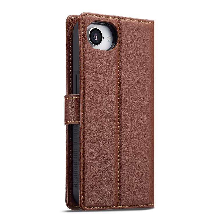 For iPhone 16e LC.IMEEKE L2 Series Detachable Magsafe PU Phone Case with Lanyard(Brown) - free shipping - PMc TechLife - Order now!