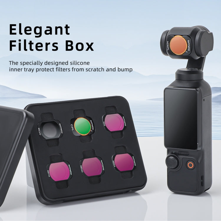 For DJI Osmo Pocket 3 Sunnylife Camera Lens Magnetic Metal Filter, No Impact On Gimbal Reset, Filter:3 in 1 CPL ND8 ND16 - free shipping - PMC TechLife - Order now!