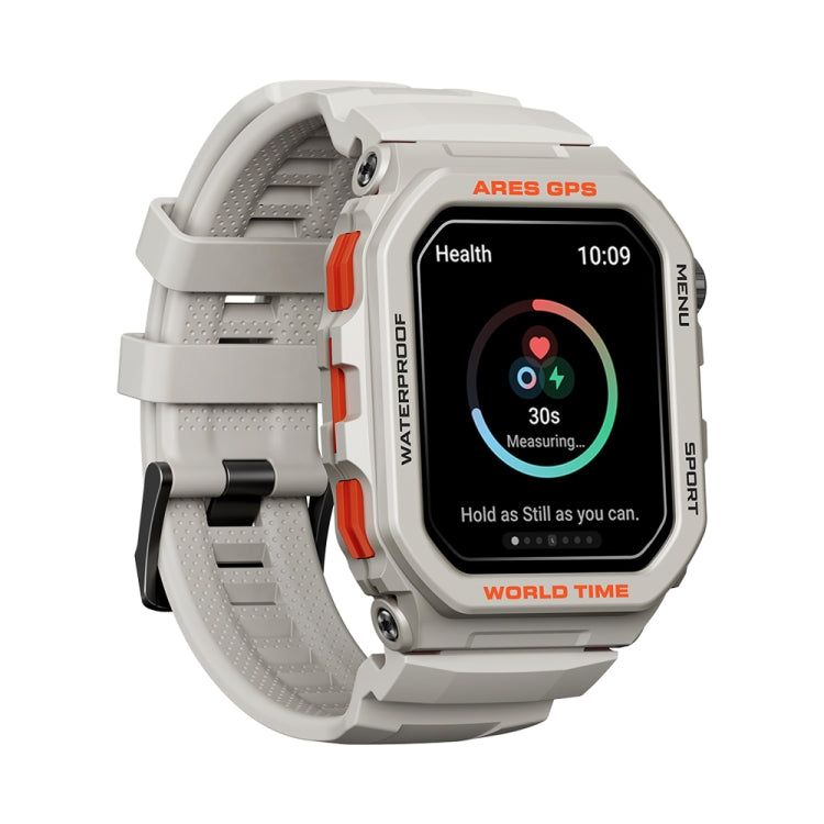 Zeblaze Ares GPS Rugged GPS Smart Watch, Support Heart Rate / Pulse Ox Blood Oxygen(Moon White) - free shipping - PMC TechLife - Order now!