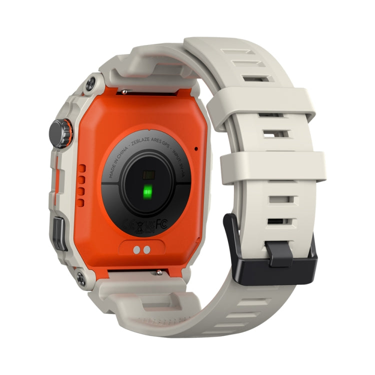 Zeblaze Ares GPS Rugged GPS Smart Watch, Support Heart Rate / Pulse Ox Blood Oxygen(Moon White) - free shipping - PMC TechLife - Order now!