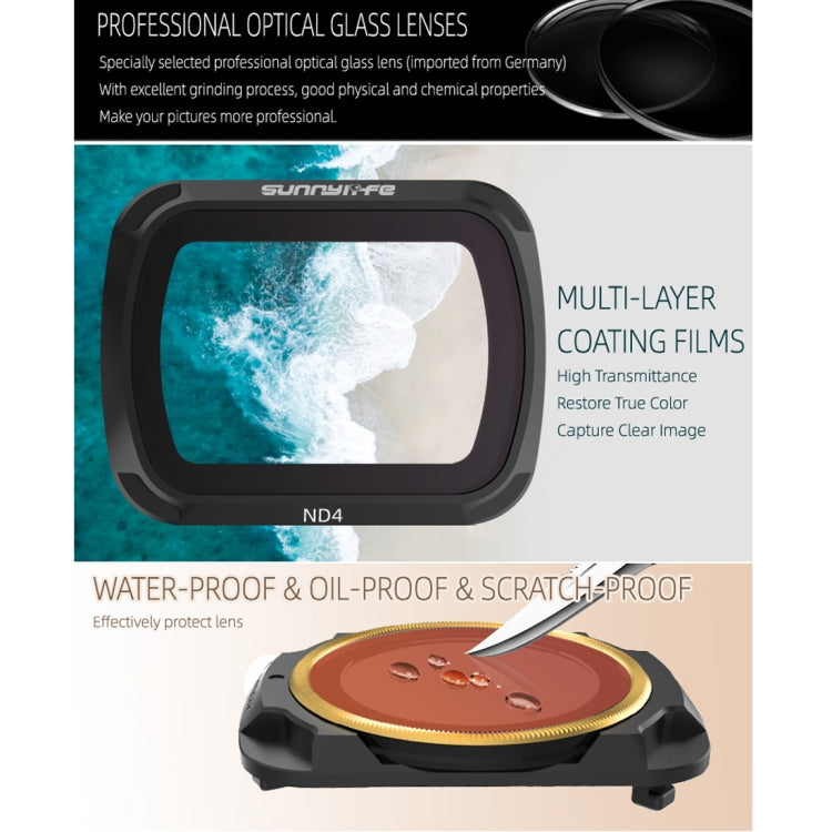Sunnylife AIR2-FI9281 For DJI Mavic Air 2 ND4 Coating Film Lens Filter - Lens Filter by PMC TechLife | Online Shopping South Africa | PMC TechLife | Buy Now Pay Later Mobicred