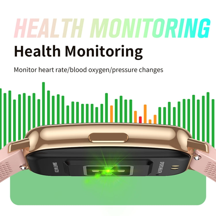CY22 1.47 inch Silicone Strap IP67 Waterproof Smart Watch, Support Heart Rate / Blood Pressure(Pink) - Smart Watches by PMC TechLife | Online Shopping South Africa | PMC TechLife | Buy Now Pay Later Mobicred