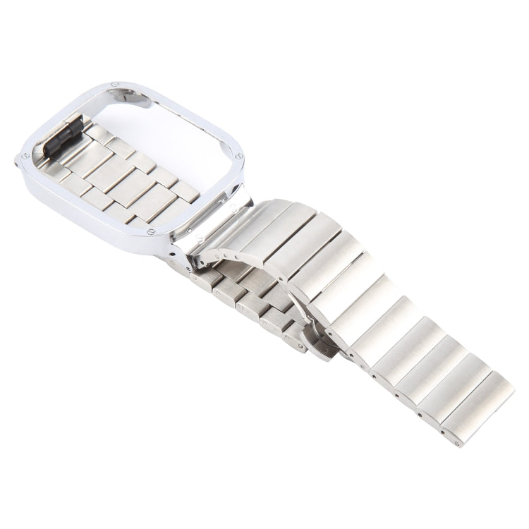 For Redmi Watch 3 Lite Frame Integrated One-bead Stainless Steel Watch Band(Silver) - free shipping - PMc TechLife - Order now!