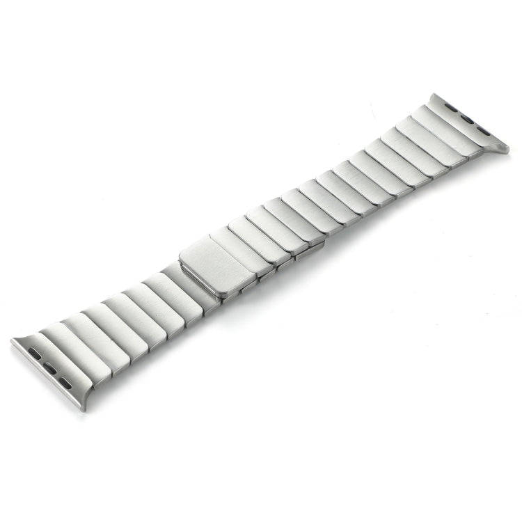 For Apple Watch Series 9 45mm Single Bead Magnetic Stainless Steel Watch Band(Silver) - free shipping - PMc TechLife - Order now!