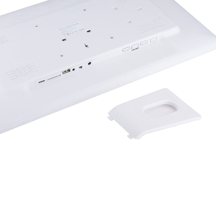 23.6 inch LED Screen Digital Photo Frame, Plug Type:EU Plug(White) - free shipping - PMC TechLife - Order now!