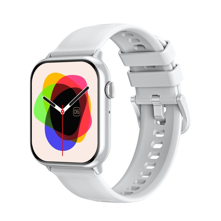 HD15 1.75 inch Silicone Strap IP68 Waterproof Smart Watch, Support Sedentary Reminder / Sleep Monitoring(Silver) - Smart Watches by PMC TechLife | Online Shopping South Africa | PMC TechLife | Buy Now Pay Later Mobicred