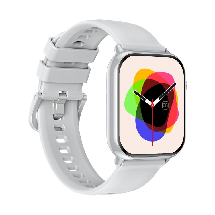 HD15 1.75 inch Silicone Strap IP68 Waterproof Smart Watch, Support Sedentary Reminder / Sleep Monitoring(Silver) - Smart Watches by PMC TechLife | Online Shopping South Africa | PMC TechLife | Buy Now Pay Later Mobicred