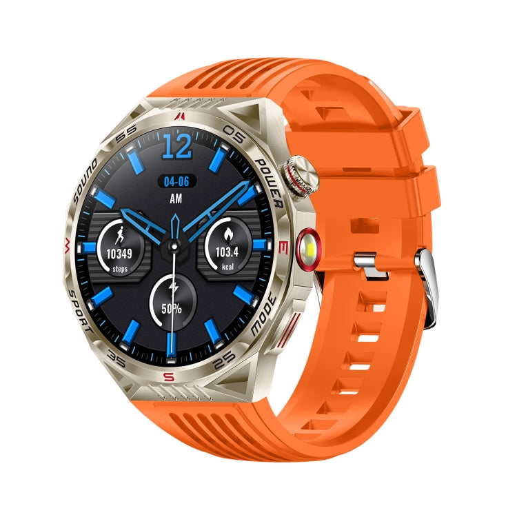 HT28 1.85 inch Silicone Strap IP68 Waterproof Smart Watch, Support Sleep Monitoring(Orange) - Smart Watches by PMC TechLife | Online Shopping South Africa | PMC TechLife | Buy Now Pay Later Mobicred