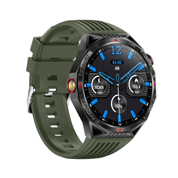HT28 1.85 inch Silicone Strap IP68 Waterproof Smart Watch, Support Sleep Monitoring(Green) - Smart Watches by PMC TechLife | Online Shopping South Africa | PMC TechLife | Buy Now Pay Later Mobicred
