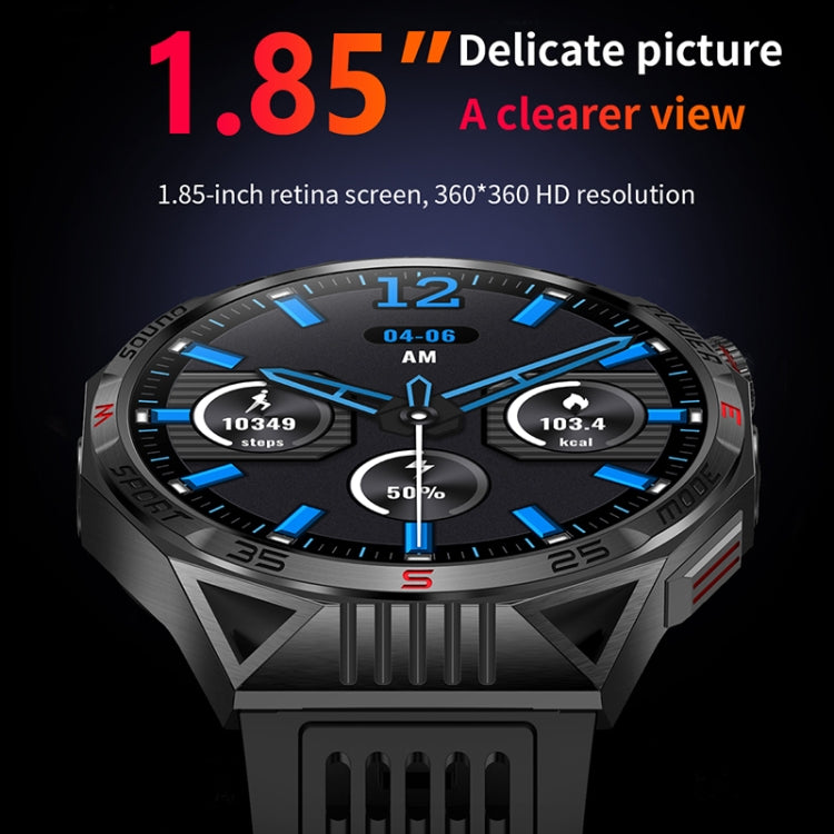 HT28 1.85 inch Silicone Strap IP68 Waterproof Smart Watch, Support Sleep Monitoring(Green) - Smart Watches by PMC TechLife | Online Shopping South Africa | PMC TechLife | Buy Now Pay Later Mobicred