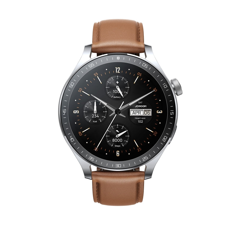 JOYROOM JR-FC2 Pro Classic Series Smart Watch, 1.46 inch Screen, Support BT Call / Heart Rate / Blood Oxygen(Moonlight Silver) - Smart Watches by JOYROOM | Online Shopping South Africa | PMC TechLife | Buy Now Pay Later Mobicred