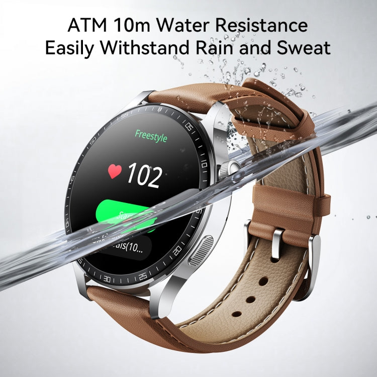 JOYROOM JR-FC2 Pro Classic Series Smart Watch, 1.46 inch Screen, Support BT Call / Heart Rate / Blood Oxygen(Moonlight Silver) - Smart Watches by JOYROOM | Online Shopping South Africa | PMC TechLife | Buy Now Pay Later Mobicred