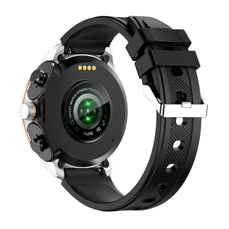 LC19 1.53 inch 2 in 1 Bluetooth Earphone IP67 Waterproof Smart Watch, Support Sleep Monitoring(Black Silver) - Smart Watches by PMC TechLife | Online Shopping South Africa | PMC TechLife | Buy Now Pay Later Mobicred