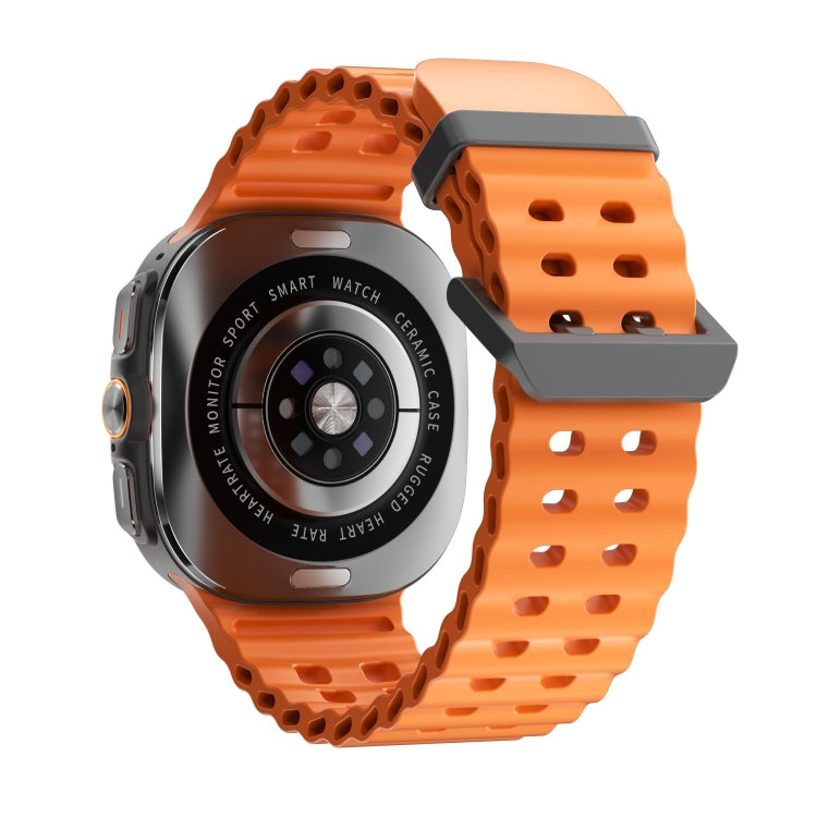 W7 1.43 inch IP68 Waterproof Smart Watch, Support Sedentary Reminder / Sleep Monitoring(Orange) - Smart Watches by PMC TechLife | Online Shopping South Africa | PMC TechLife | Buy Now Pay Later Mobicred