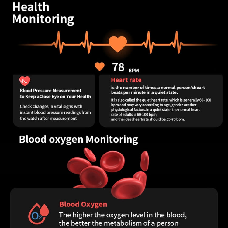 W7 1.43 inch IP68 Waterproof Smart Watch, Support Sedentary Reminder / Sleep Monitoring(Orange) - Smart Watches by PMC TechLife | Online Shopping South Africa | PMC TechLife | Buy Now Pay Later Mobicred