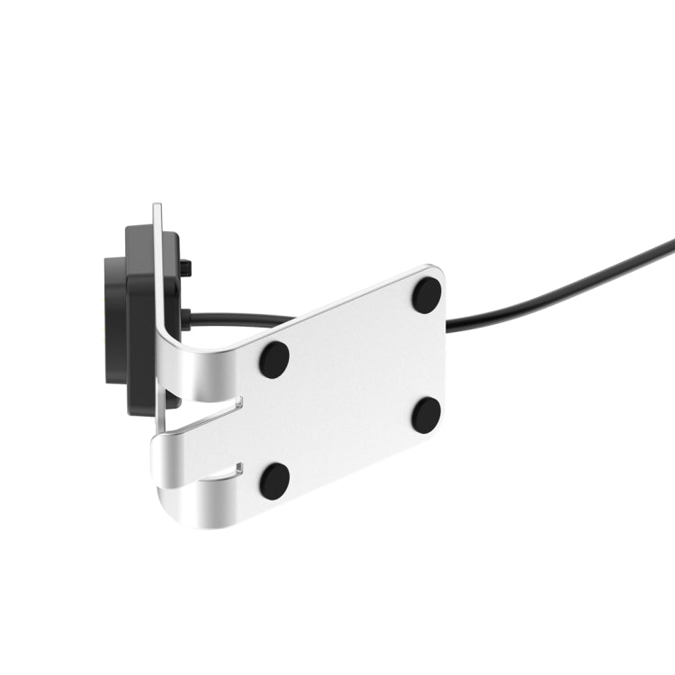 For Google Pixel Watch 3 41 / 45mm Rotatable Smart Watch Fast Charger Metal Dock Charger Holder(Silver) - free shipping - PMC TechLife - Order now!