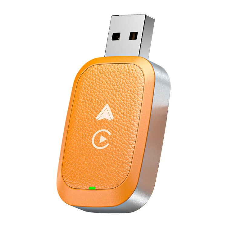 2 in 1 Car Carplay / Android Auto Carplay Box Wired to Wireless Adapter(Orange) - free shipping - PMC Jewellery - Order now!