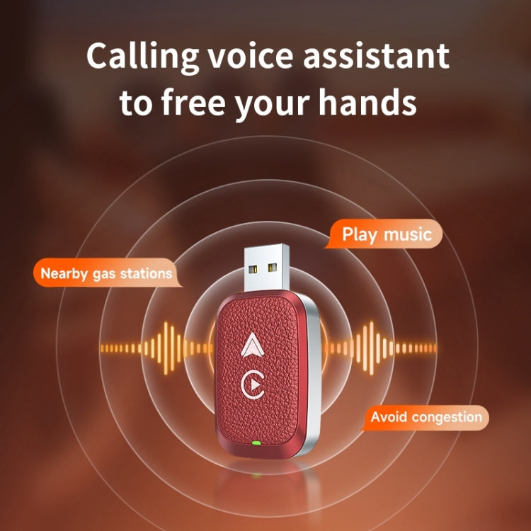 2 in 1 Car Carplay / Android Auto Carplay Box Wired to Wireless Adapter(Orange) - free shipping - PMC Jewellery - Order now!